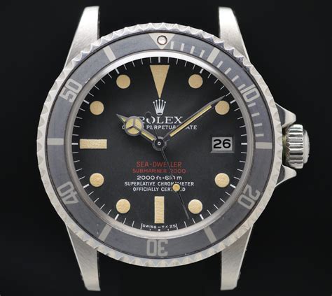 mk3 dial rolex double red seadweller|Rolex deep sea 1665.